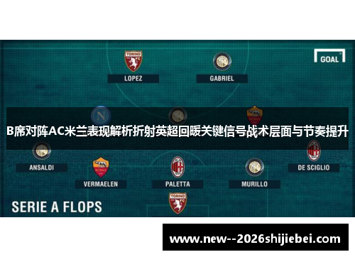 B席对阵AC米兰表现解析折射英超回暖关键信号战术层面与节奏提升